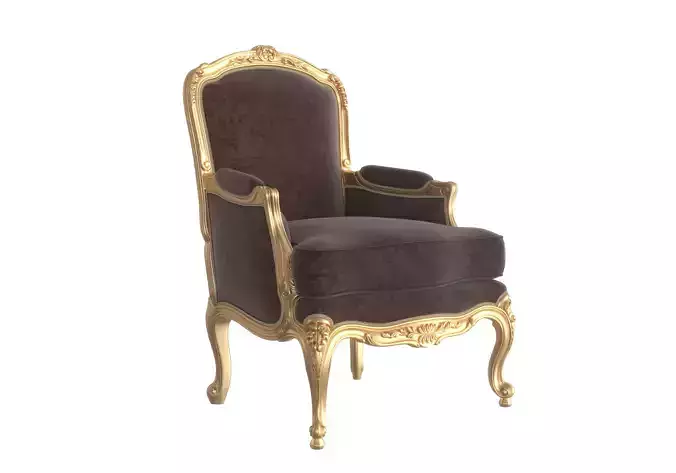 Brown luxury armchair by Modenese