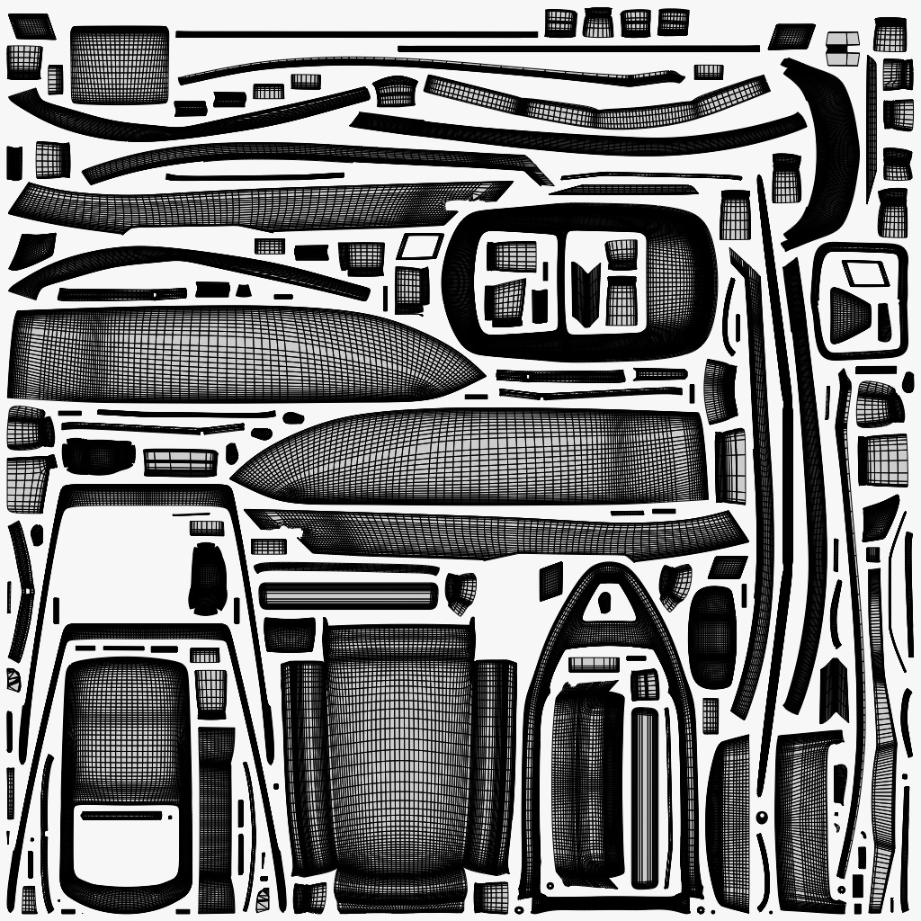 Cabin Cruiser in a Vibrant Turquoise Color 3D model_14