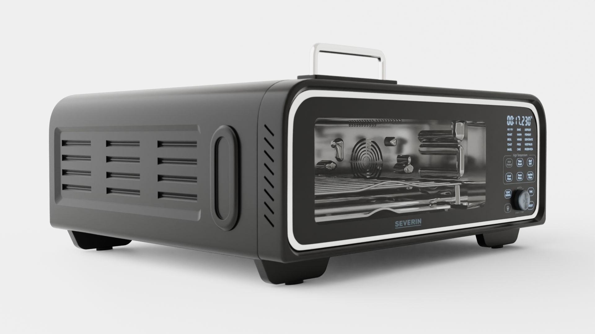 Pizza Oven Low-poly 3D model_1