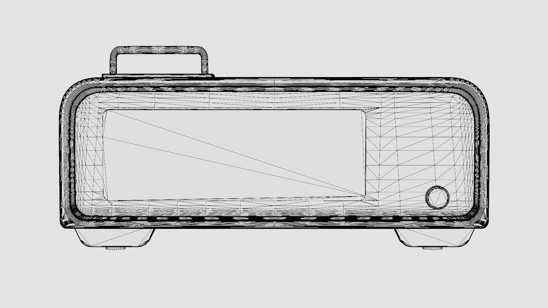 Pizza Oven Low-poly 3D model_6