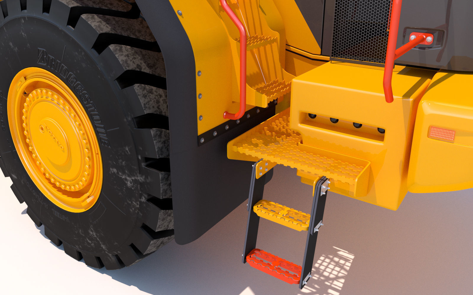 Wheel loader Volvo L350H 3D model_16