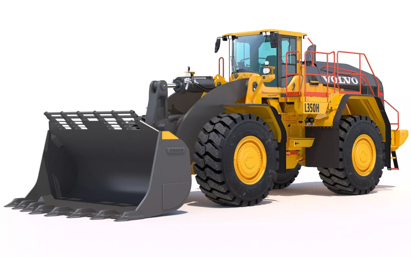 Wheel loader Volvo L350H 3D model_0