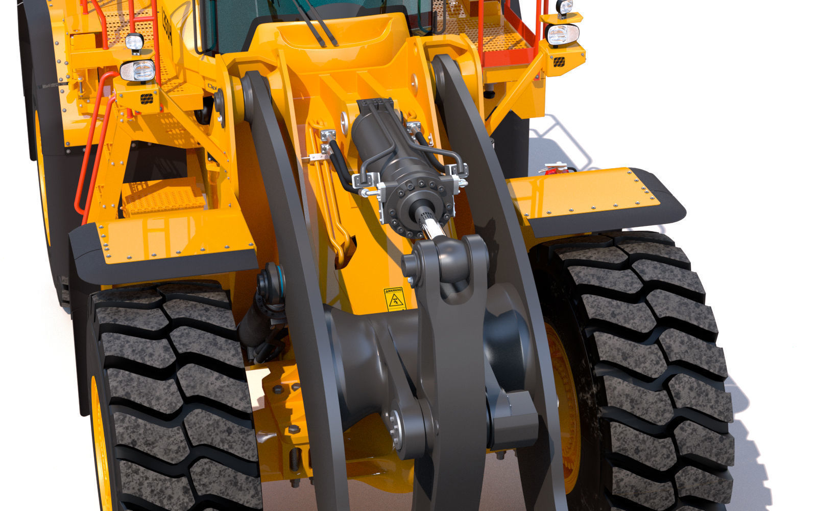 Wheel loader Volvo L350H 3D model_18