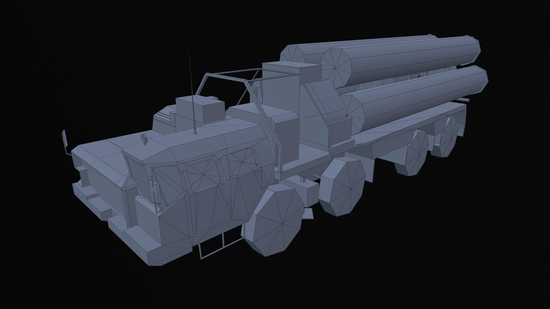 Asset - Army - S300 - 3D MODEL Low-poly Low-poly 3D model_41