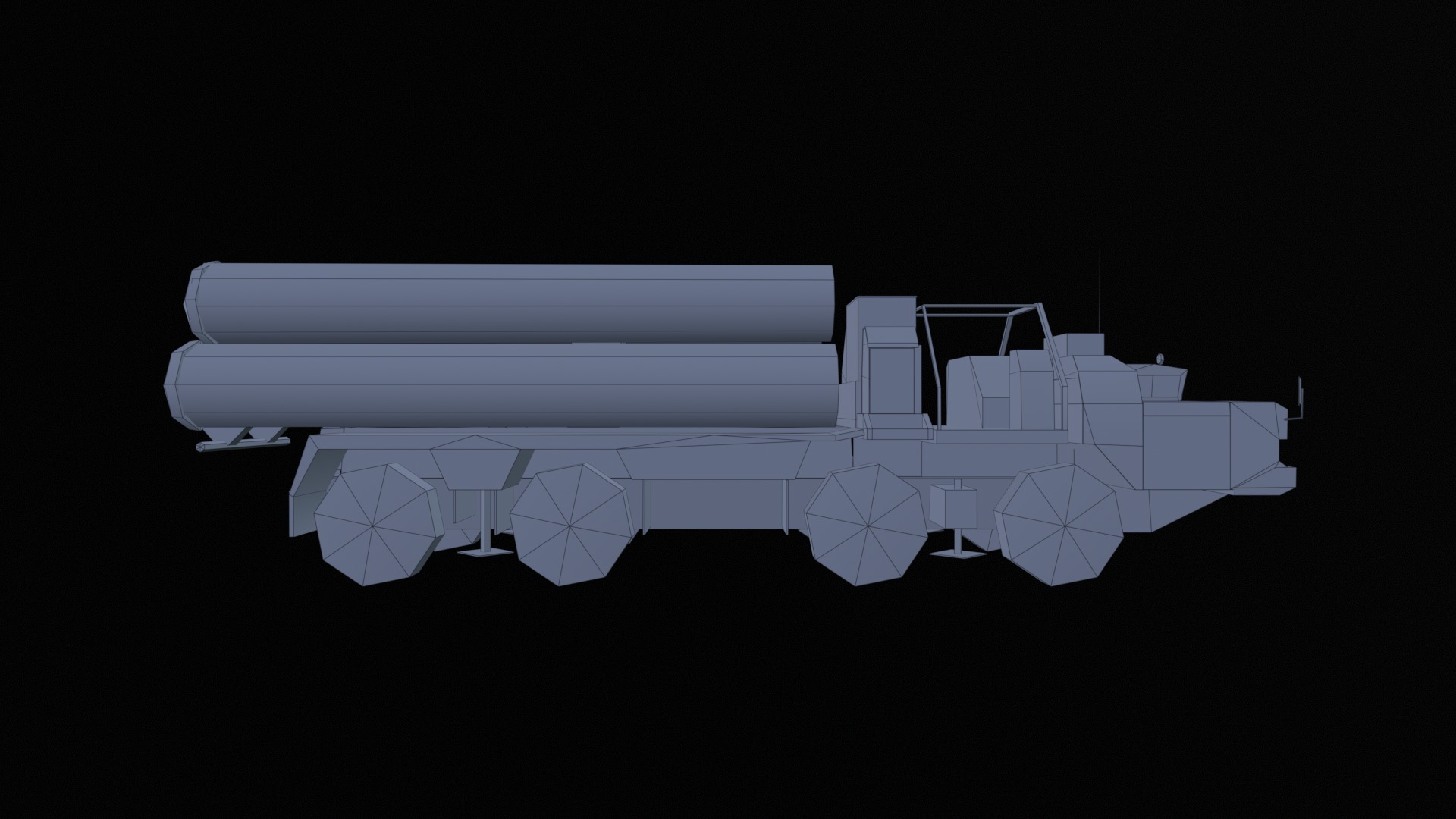 Asset - Army - S300 - 3D MODEL Low-poly Low-poly 3D model_43