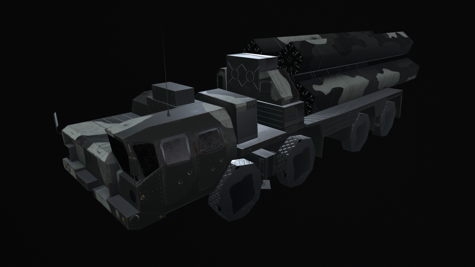 Asset - Army - S300 - 3D MODEL Low-poly Low-poly 3D model_46