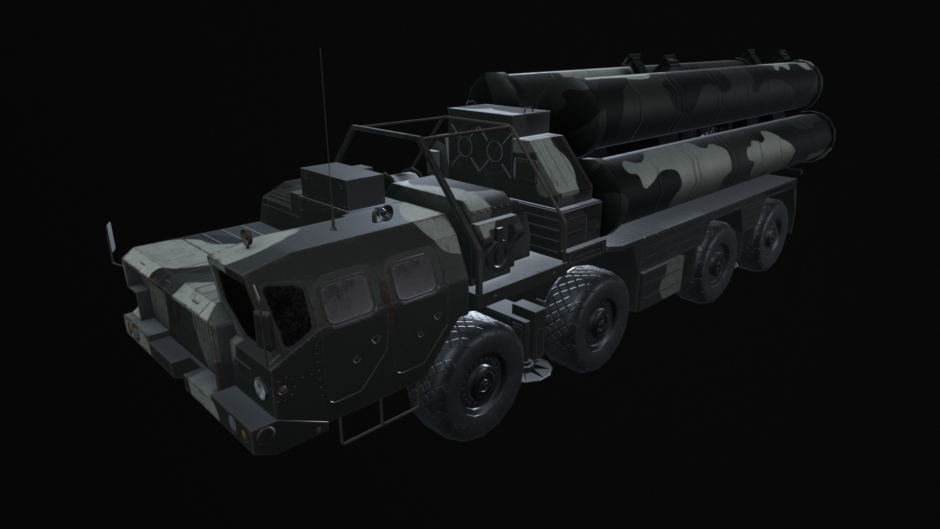 Asset - Army - S300 - 3D MODEL Low-poly Low-poly 3D model_6