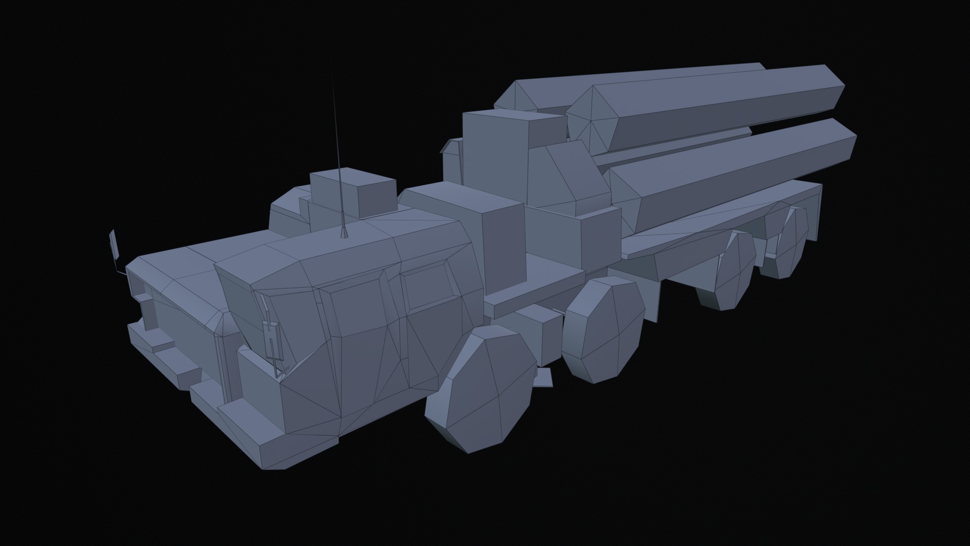 Asset - Army - S300 - 3D MODEL Low-poly Low-poly 3D model_51