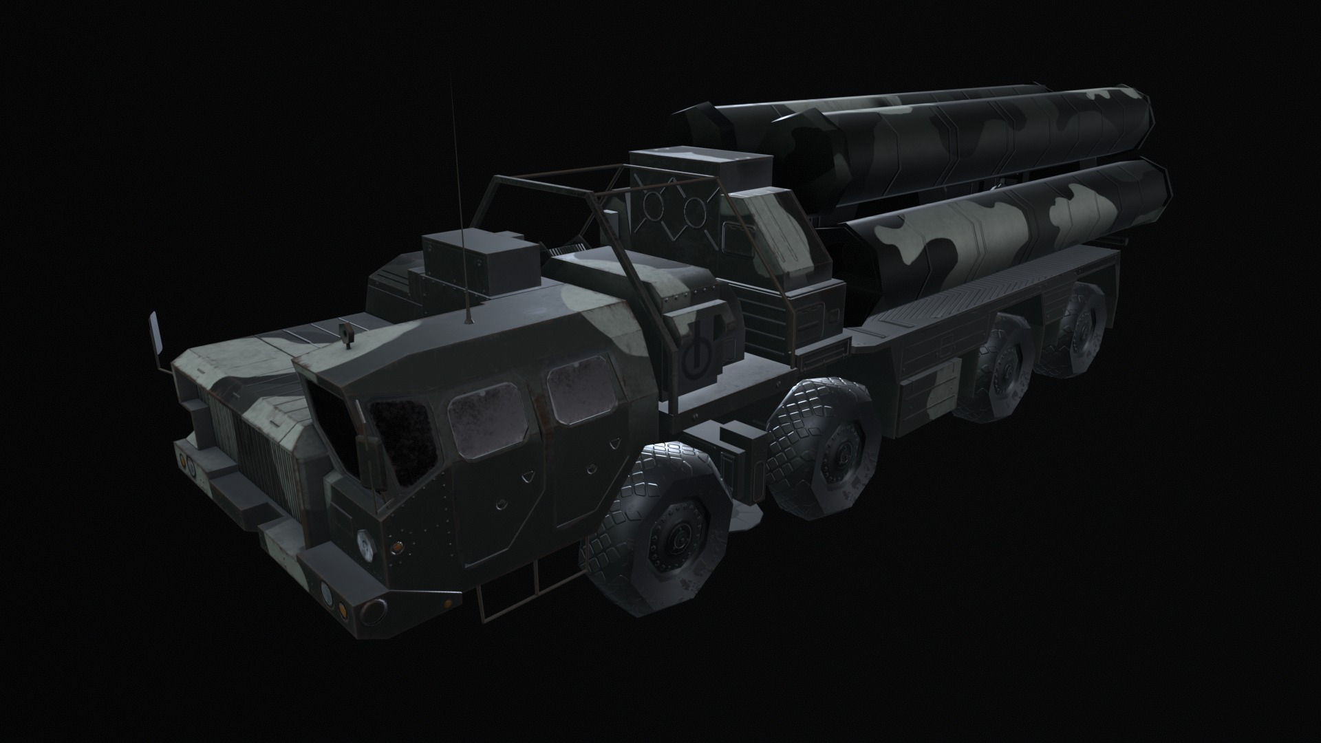 Asset - Army - S300 - 3D MODEL Low-poly Low-poly 3D model_26