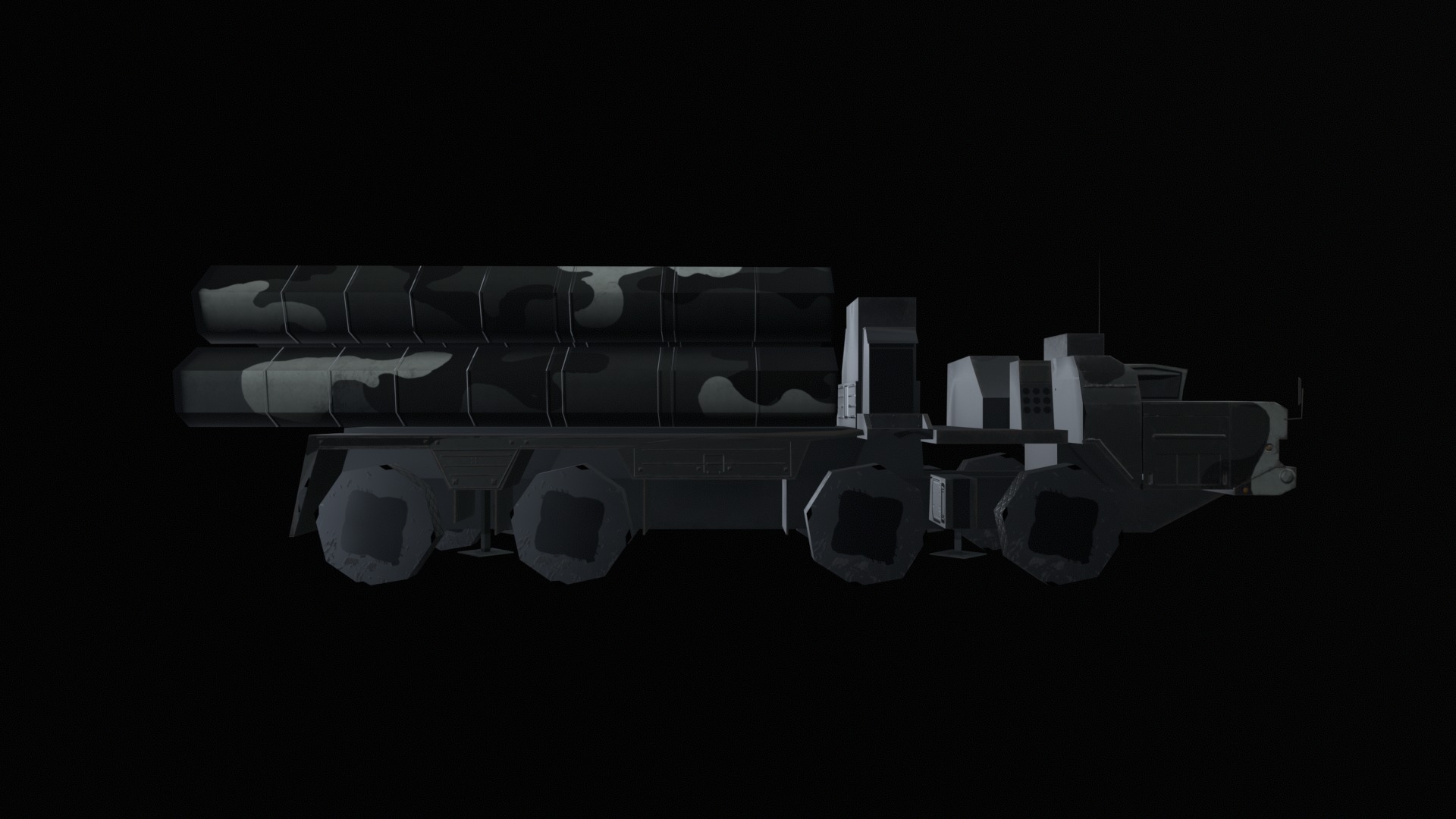 Asset - Army - S300 - 3D MODEL Low-poly Low-poly 3D model_48