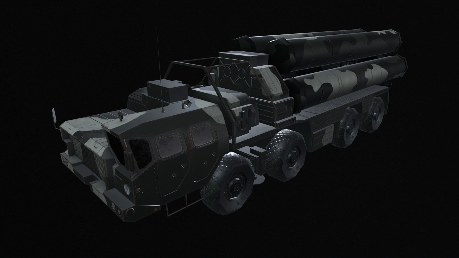 Asset - Army - S300 - 3D MODEL Low-poly Low-poly 3D model_16