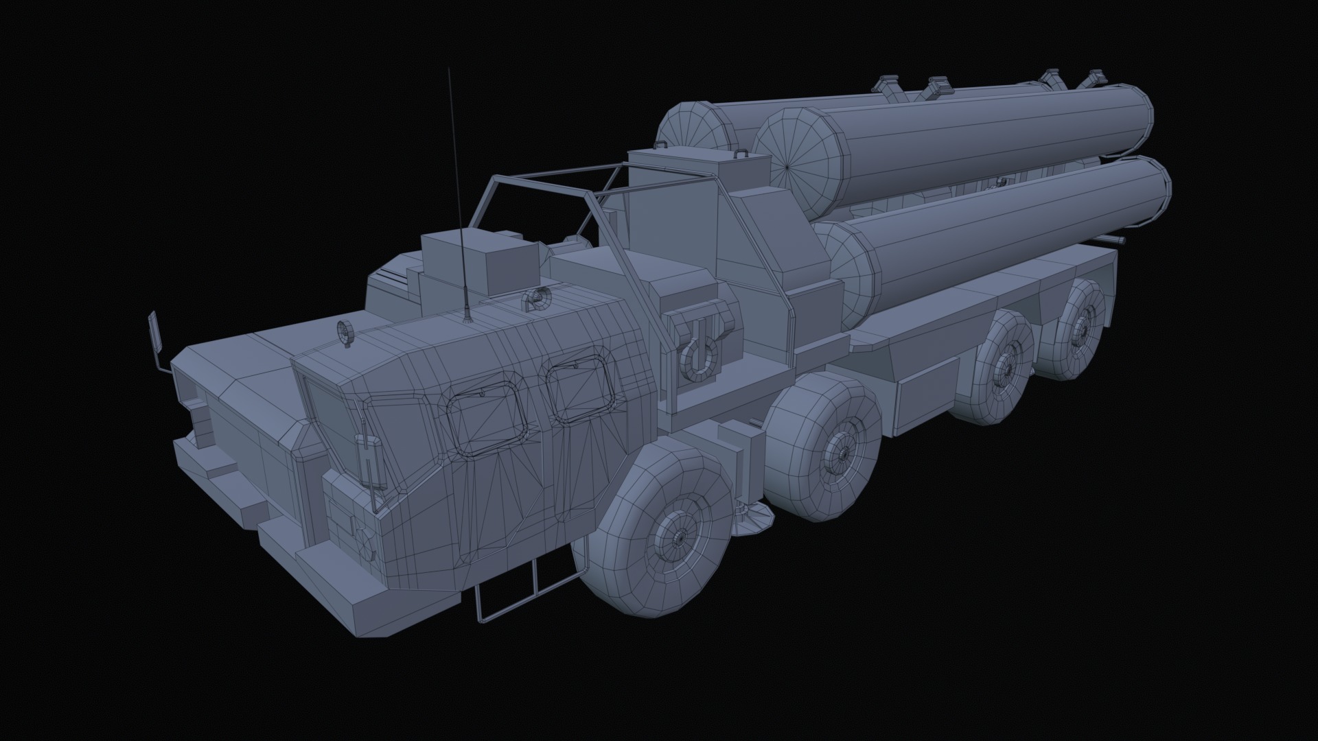 Asset - Army - S300 - 3D MODEL Low-poly Low-poly 3D model_11