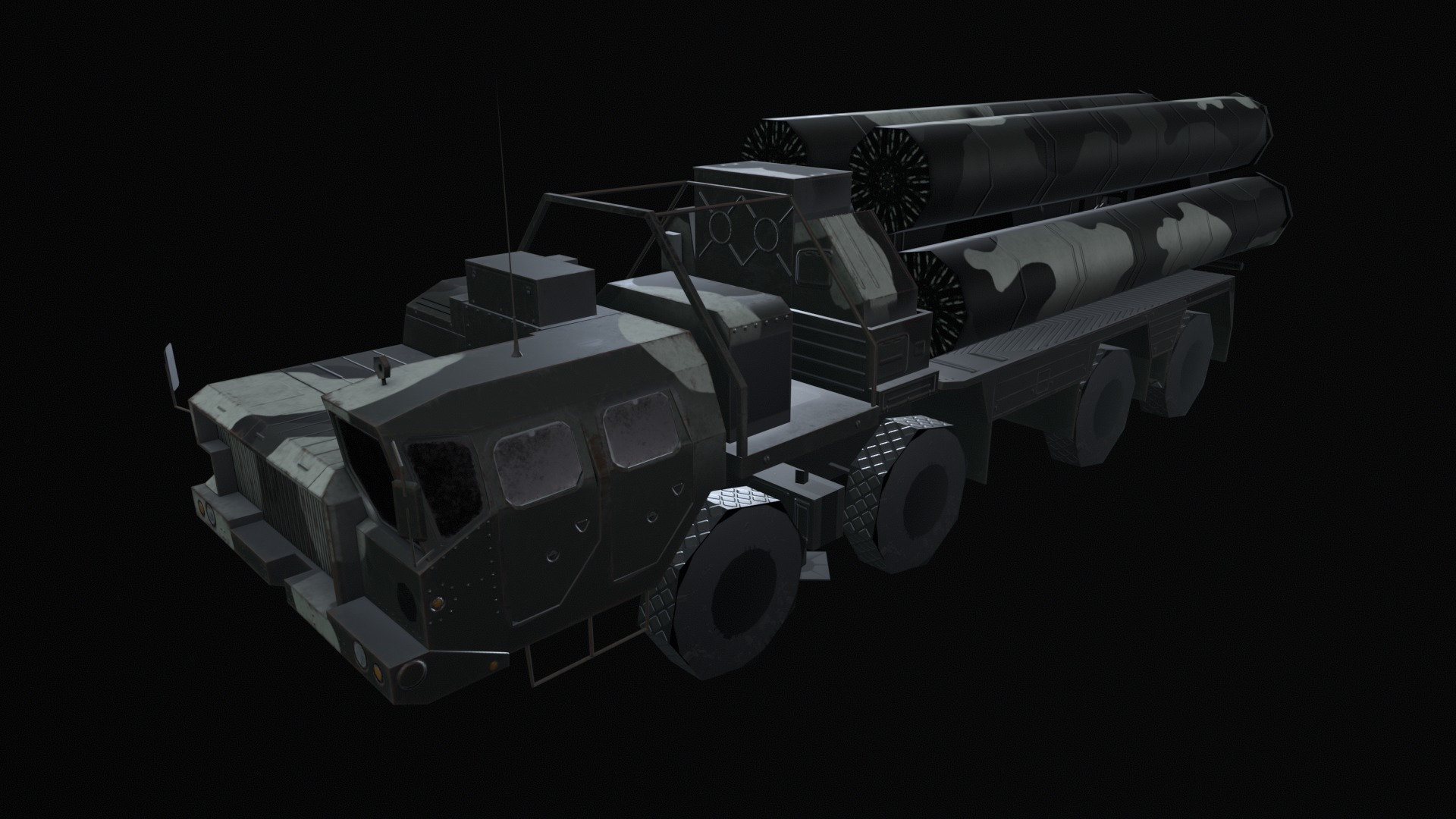 Asset - Army - S300 - 3D MODEL Low-poly Low-poly 3D model_36