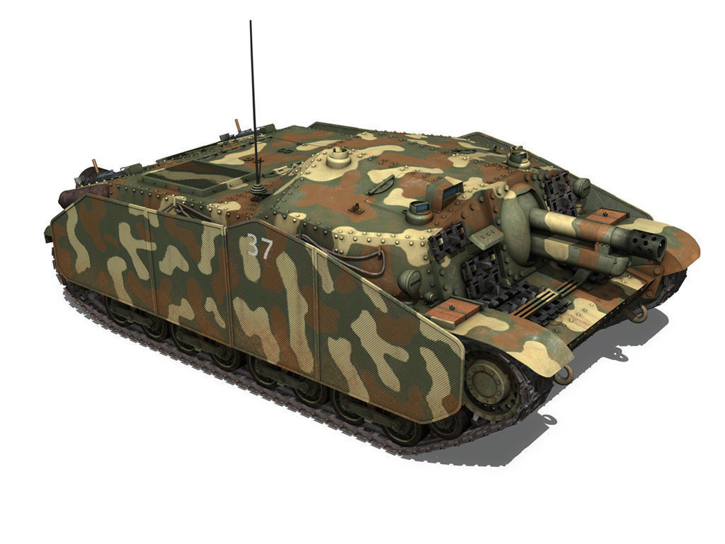 43M Zrinyi II - Hungarian Assault Gun - 3rd Battery 37 3D model_9