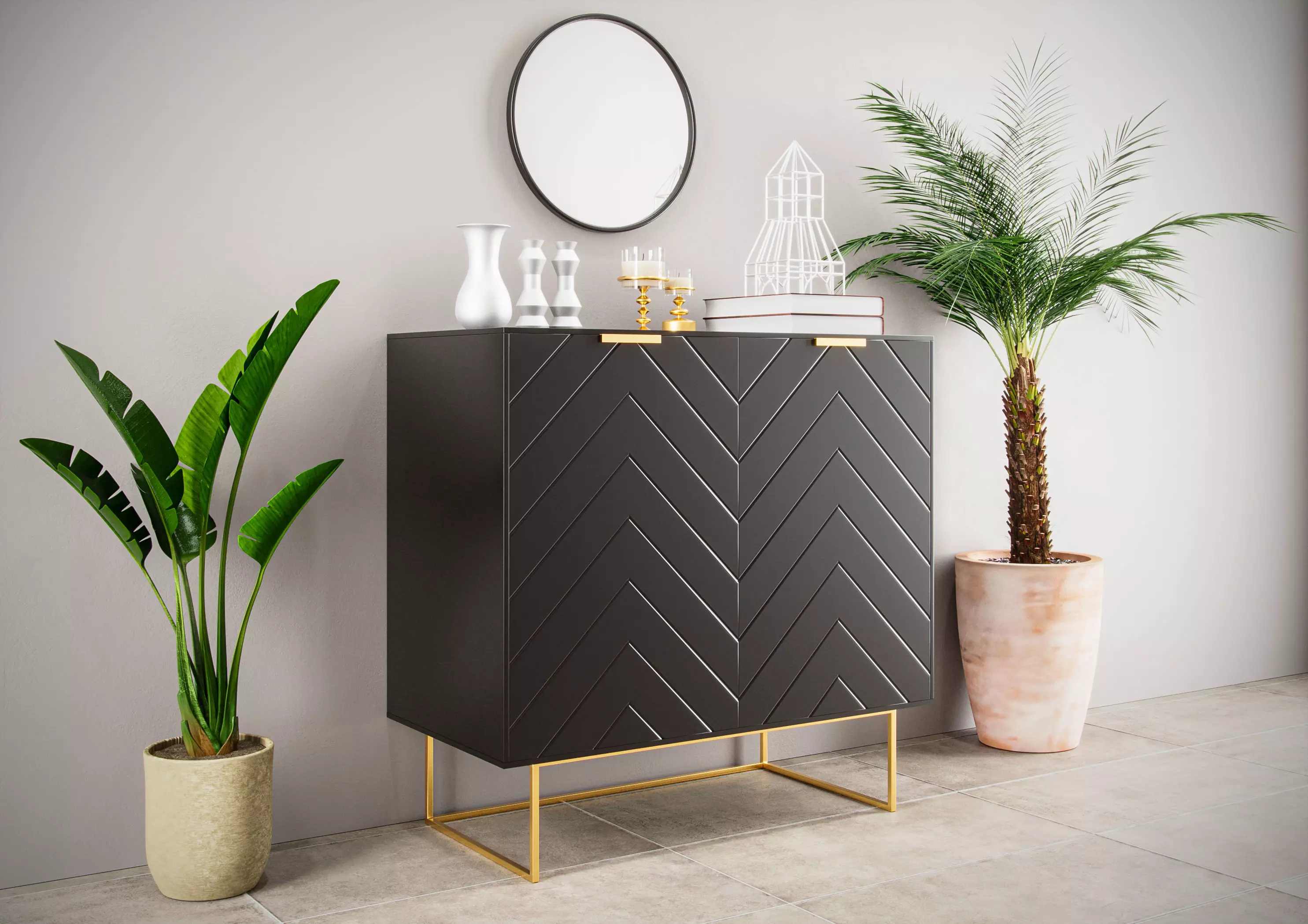 Laurens Accent Cabinet wayfair Free 3D model
