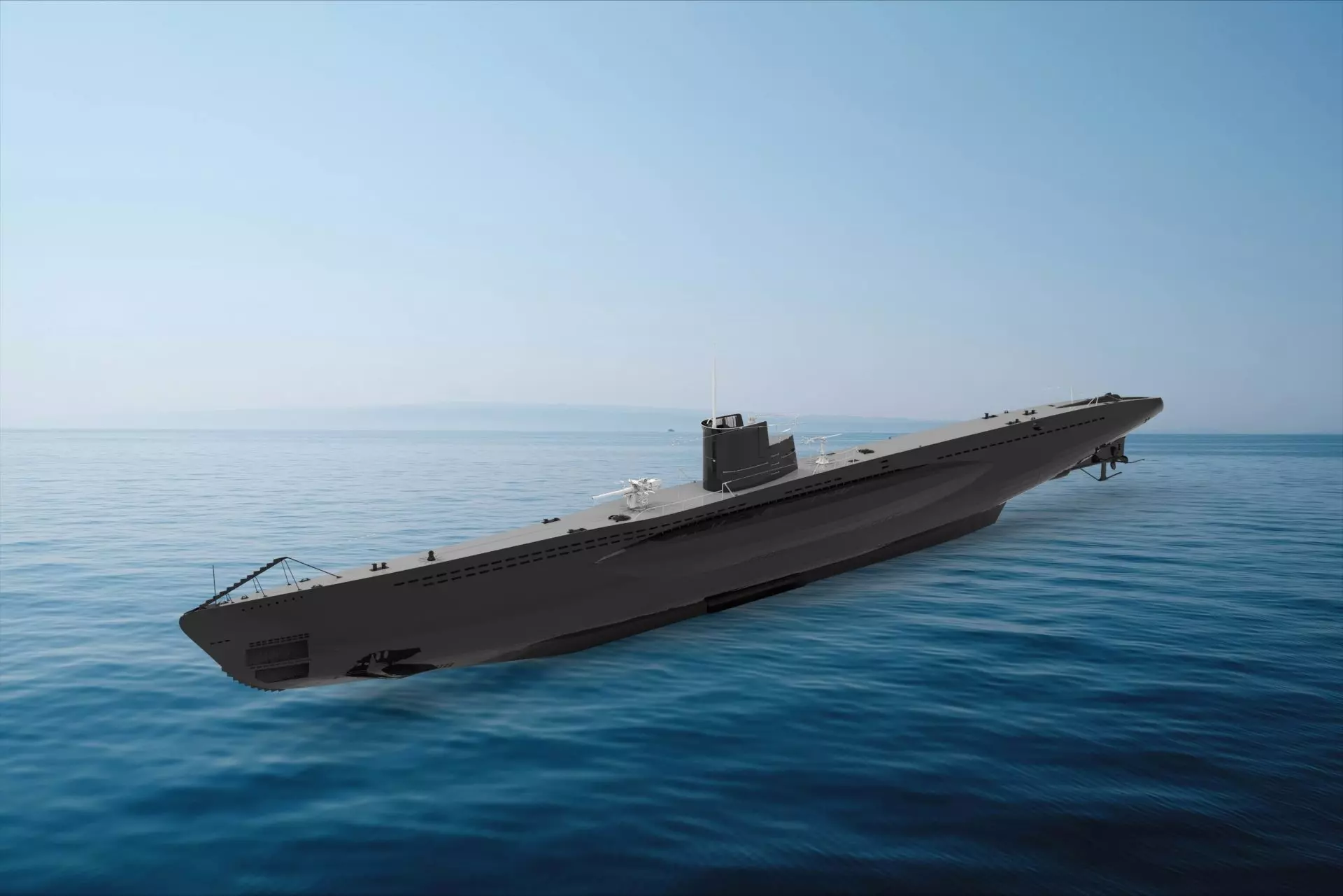 Type VII submarine 3D model_0