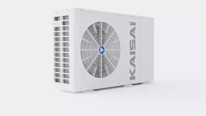 Heat Pump Low-poly 3D model