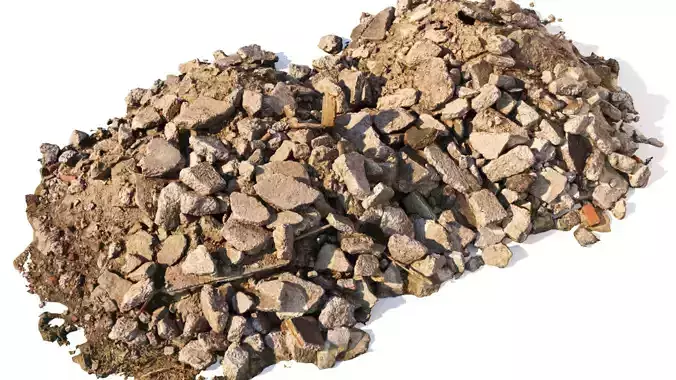 Heap of ruins 05 3D model