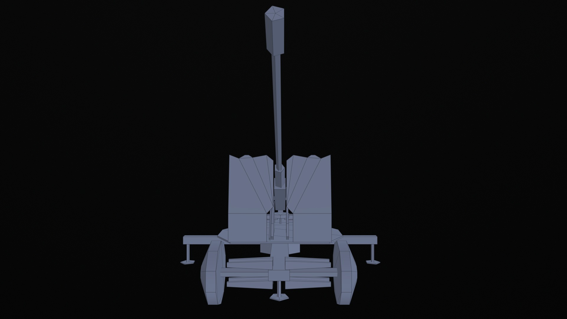 Asset - Army - S60 AZP 57mm - 3D MODEL Low-poly Low-poly 3D model_54