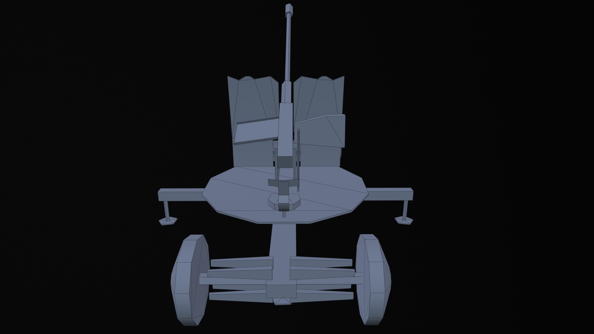 Asset - Army - S60 AZP 57mm - 3D MODEL Low-poly Low-poly 3D model_52