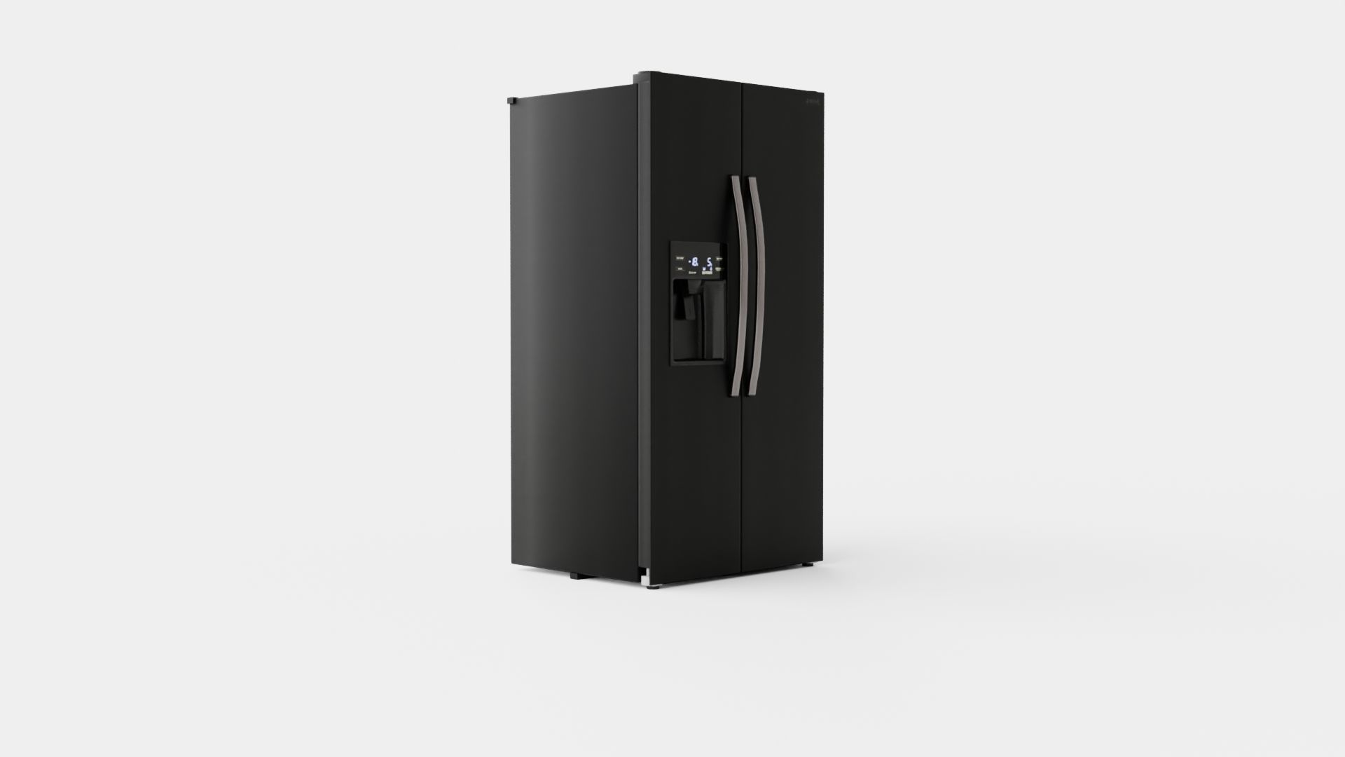 Refrigerator Low-poly 3D model_1