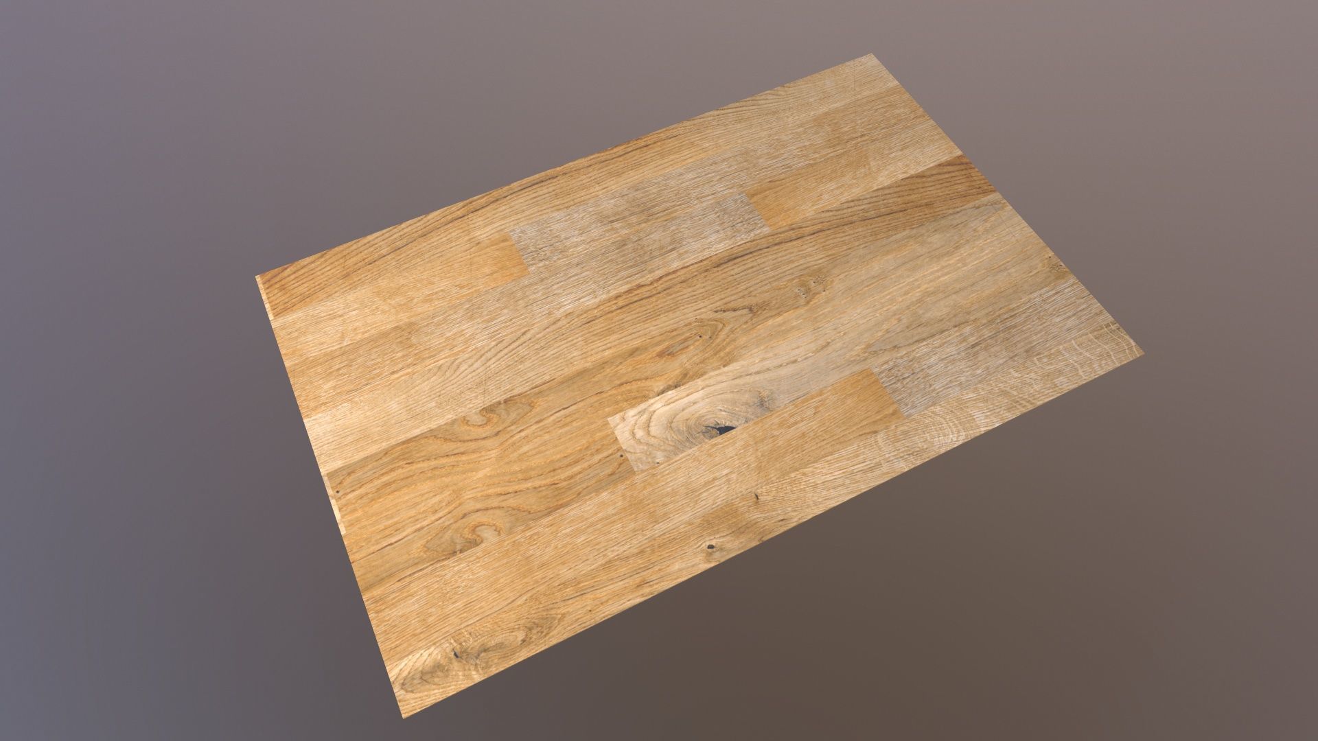 Wooden Floor Low-poly 3D model_6