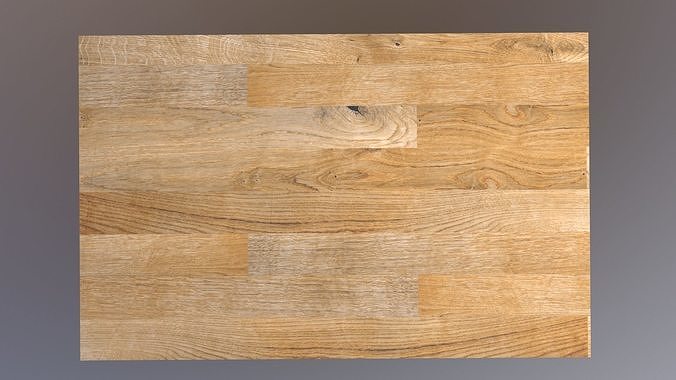Wooden Floor Low-poly 3D model