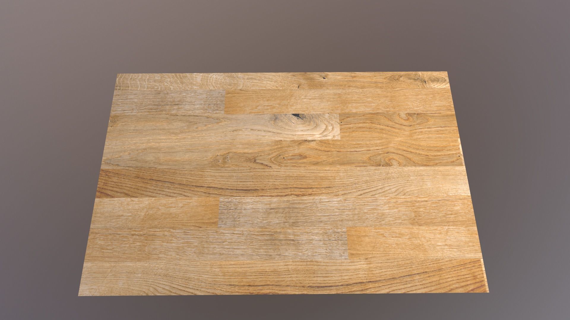 Wooden Floor Low-poly 3D model_2