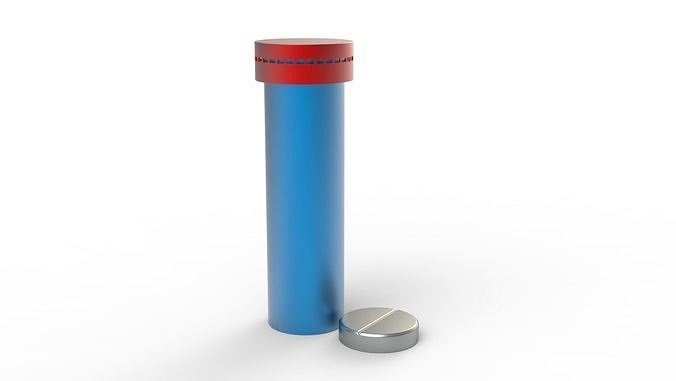Tablets Tube Mockup Professional for Medicine Packaging 3D model