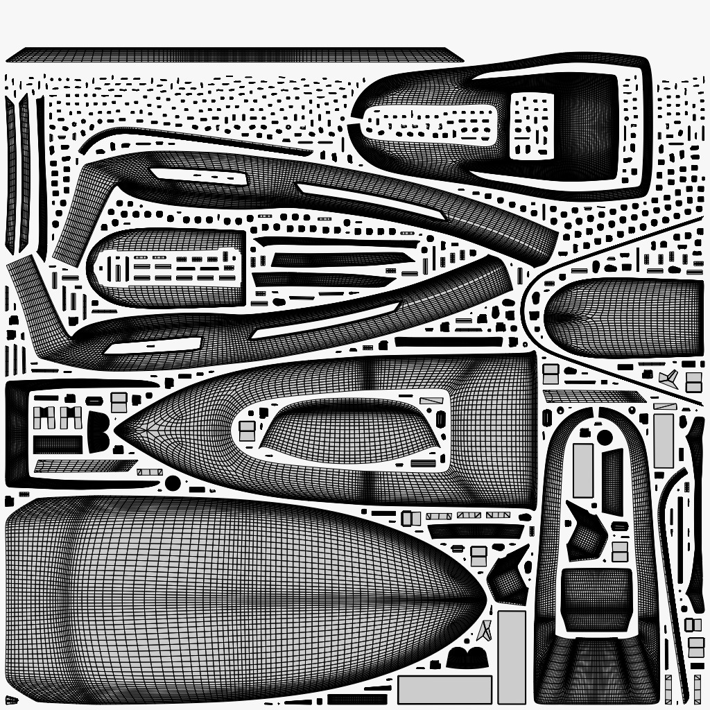 Solar Powered Yacht 3D model_12