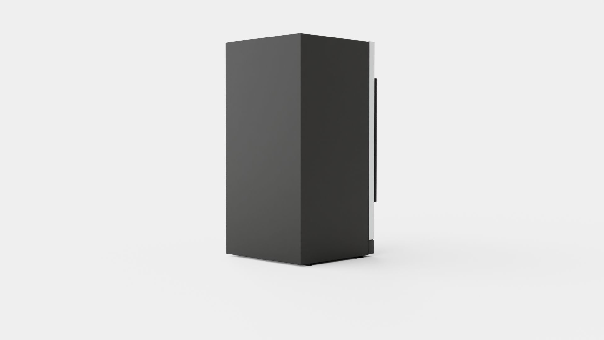 Wine Fridge Low-poly 3D model_3