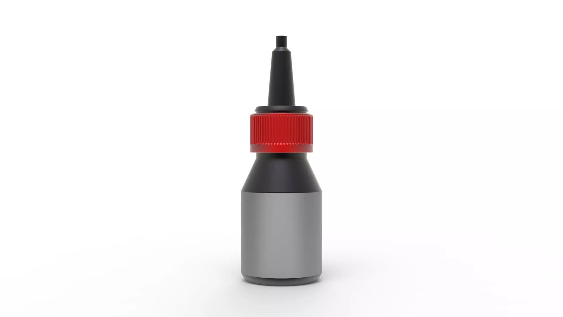 Matte Dropper Bottle Mockup Realistic for Branding 3D model