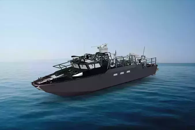 CB90-class fast assault craft 3D model