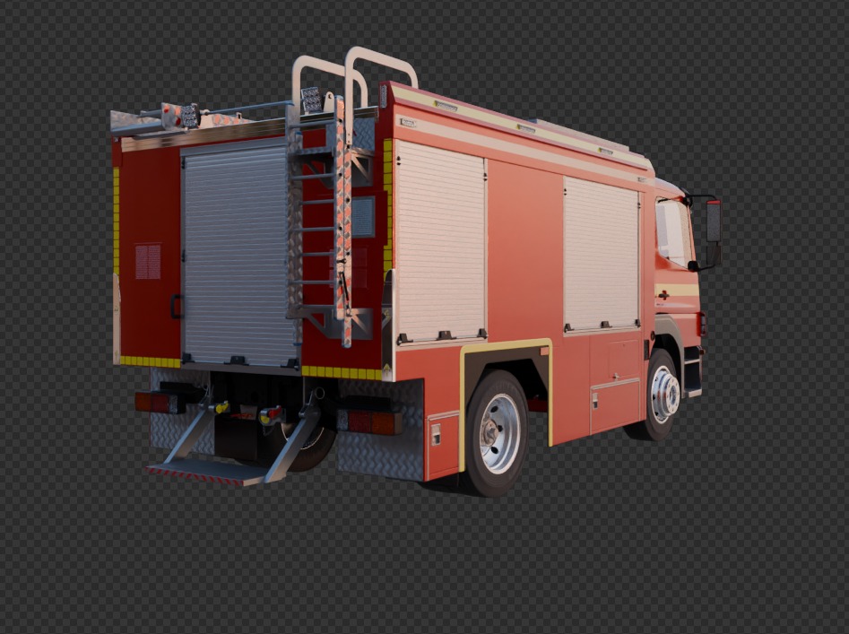 Fire Truck 3D model_5