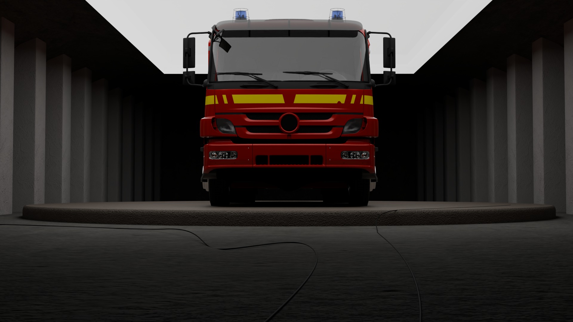 Fire Truck 3D model_3