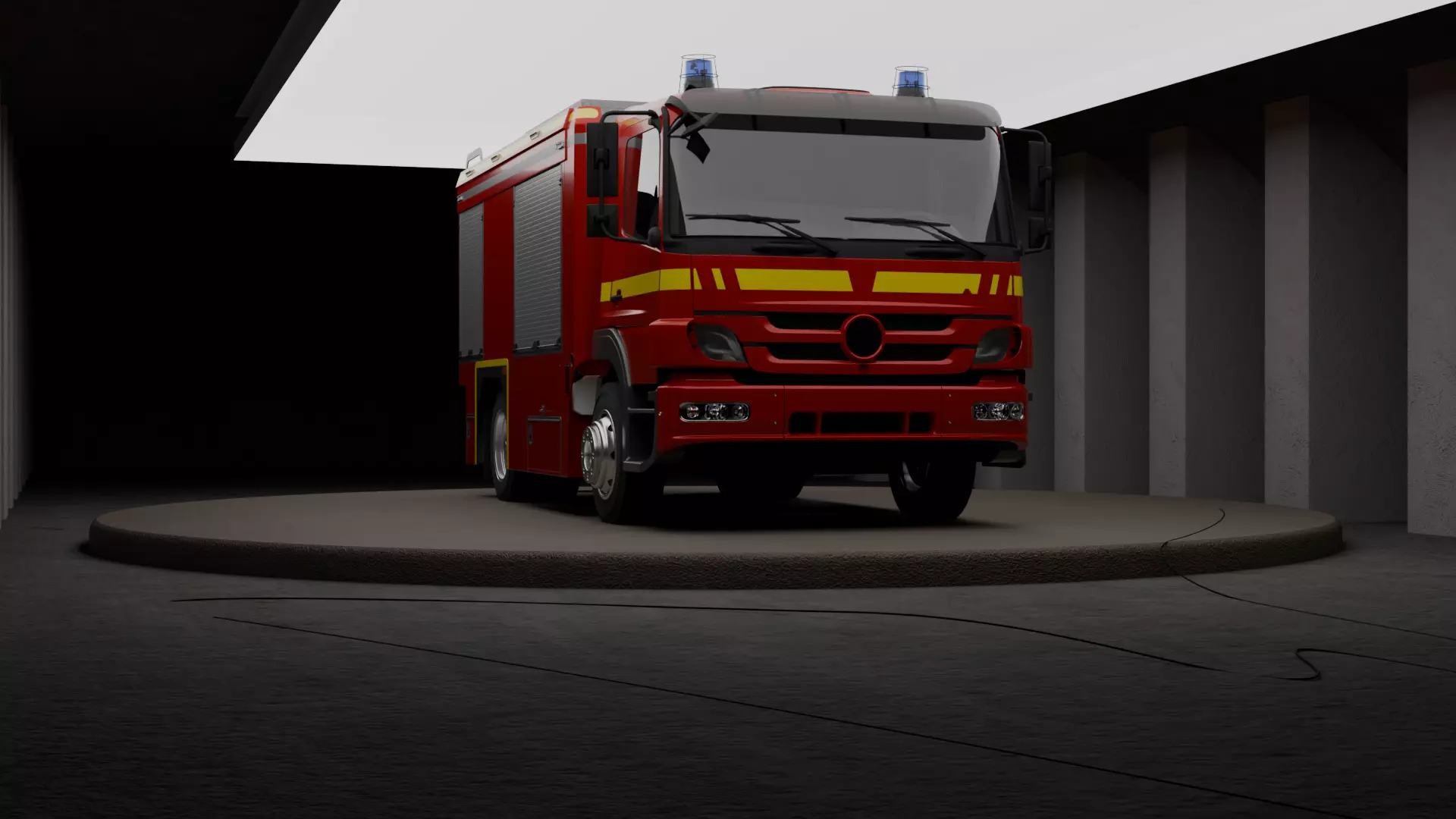 Fire Truck 3D model_0