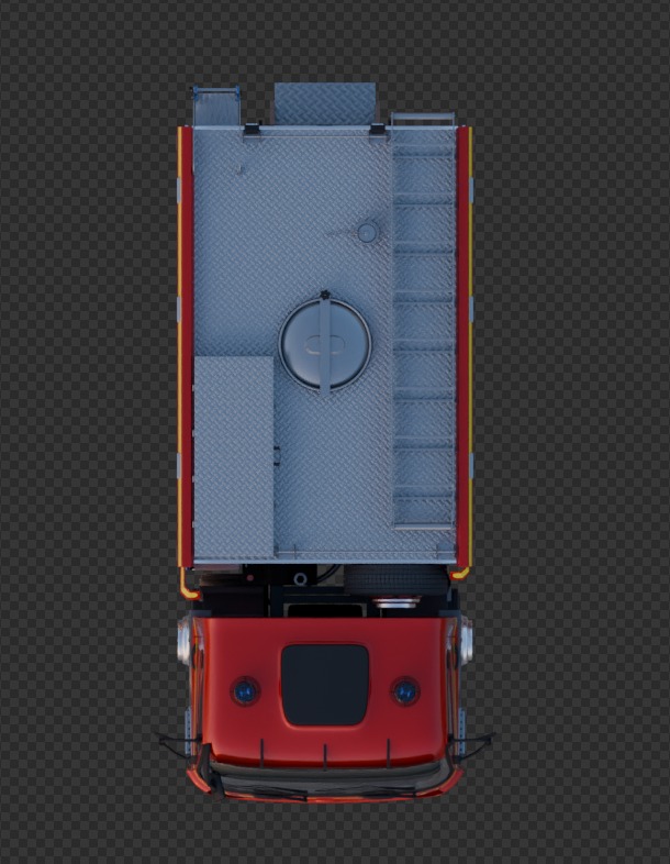 Fire Truck 3D model_7