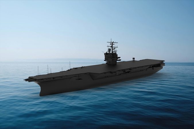 USS Enterprise Aircraft carrier 3D model
