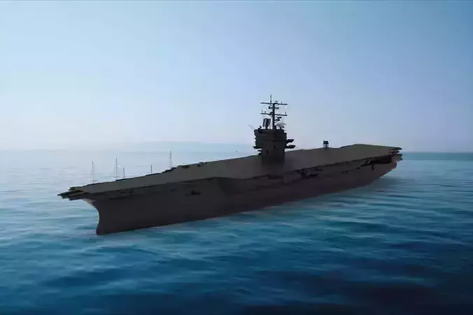 USS Enterprise Aircraft carrier 3D model
