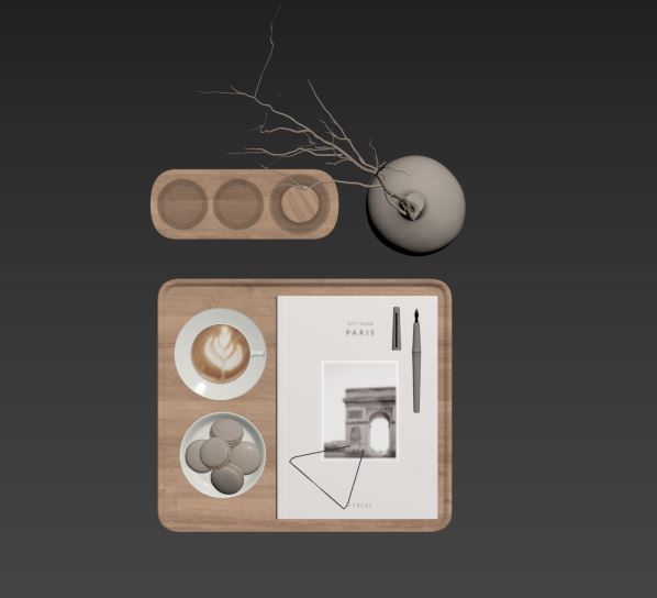 Decorative Set 12 3D model_10