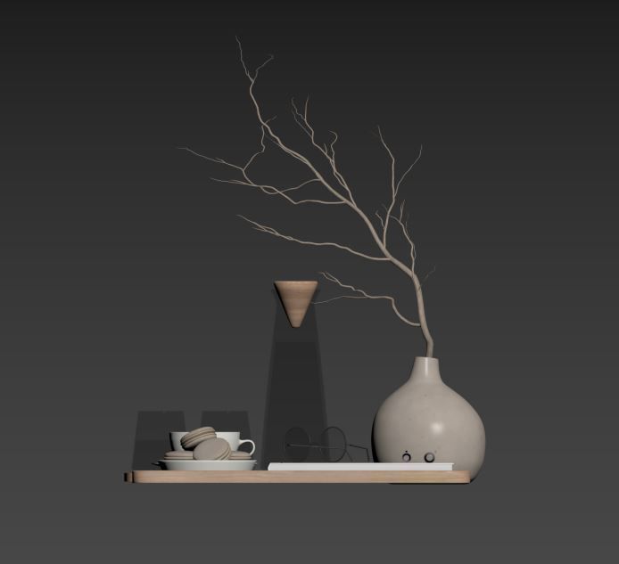 Decorative Set 12 3D model_8