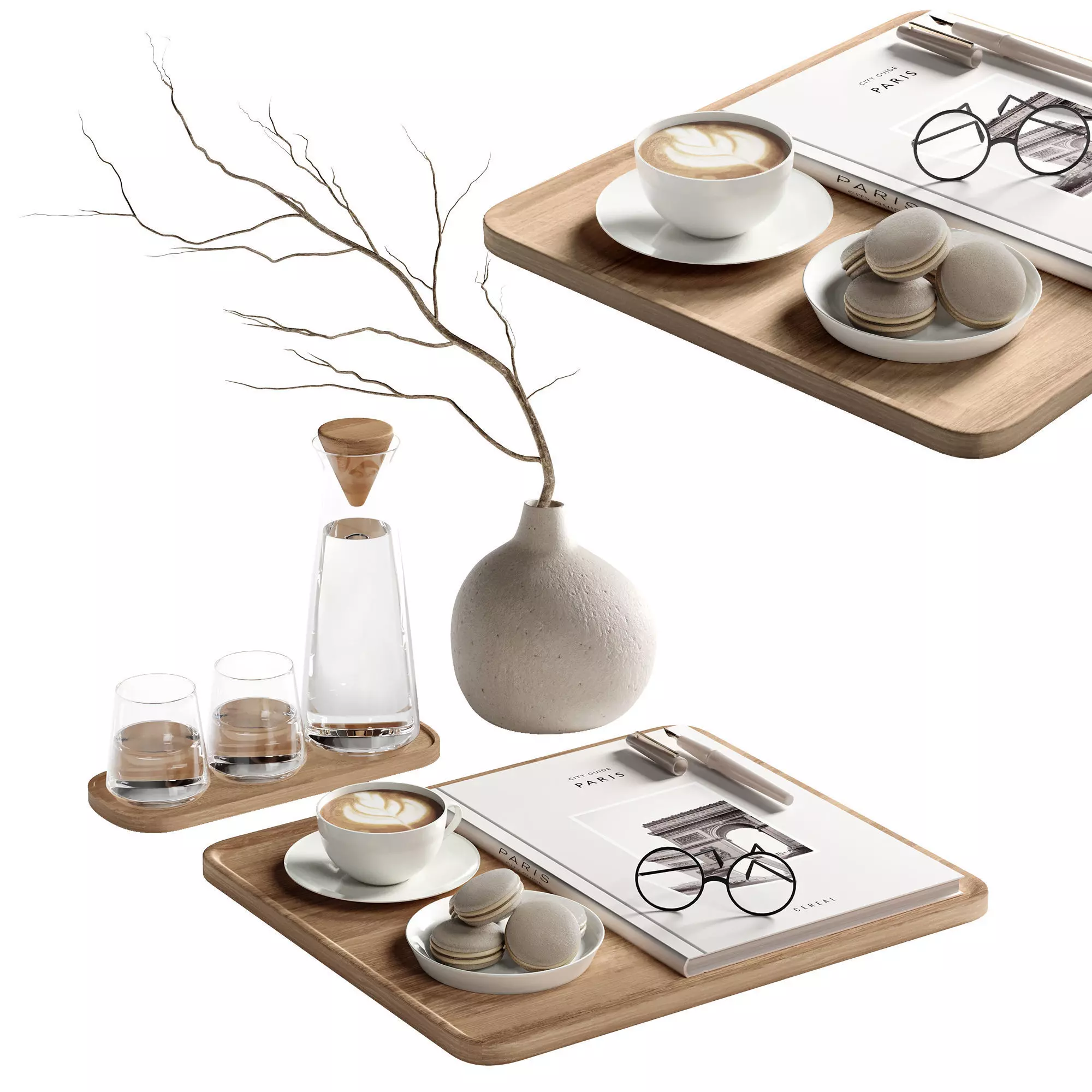 Decorative Set 12 3D model_0