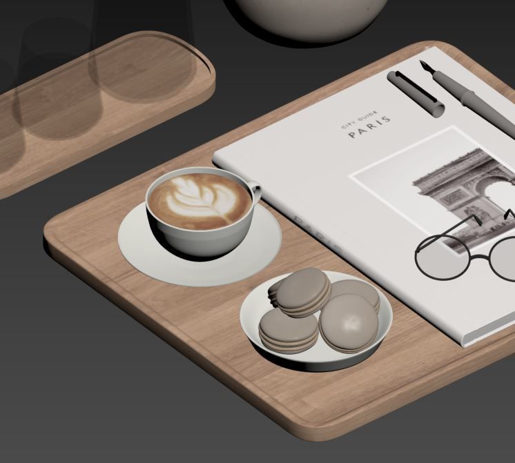 Decorative Set 12 3D model_11