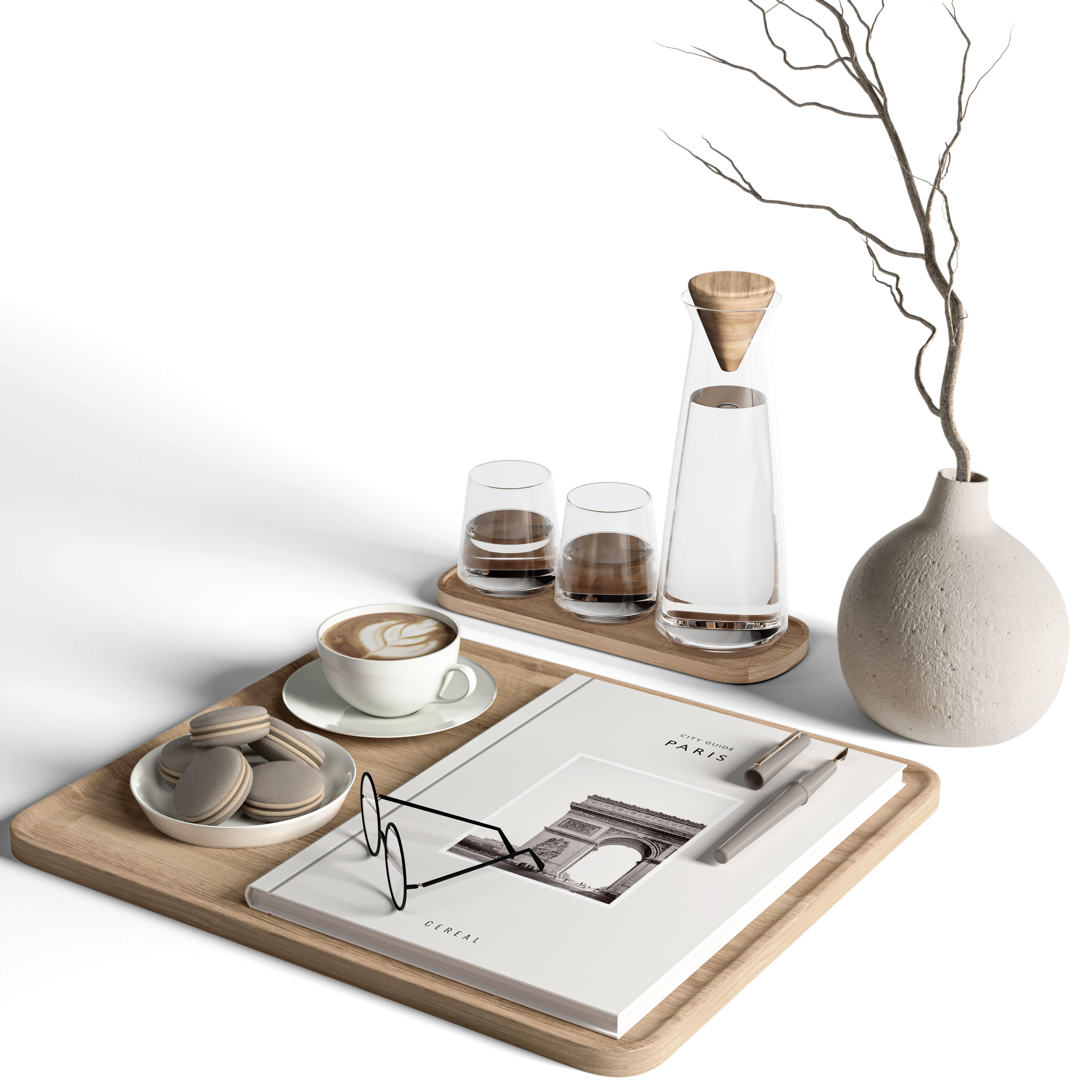 Decorative Set 12 3D model_2