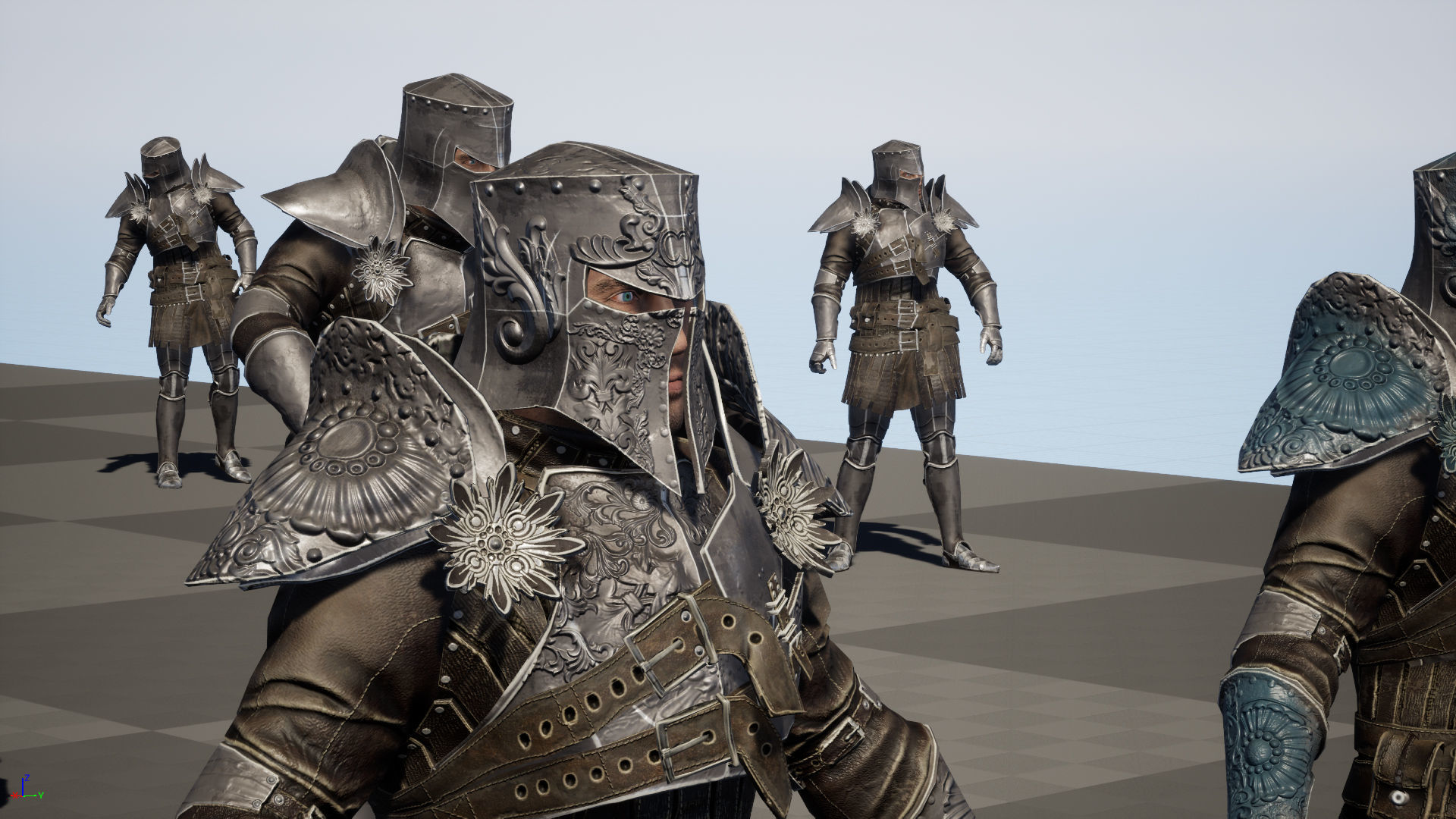 NPC Knight 8 Low-poly 3D model_36