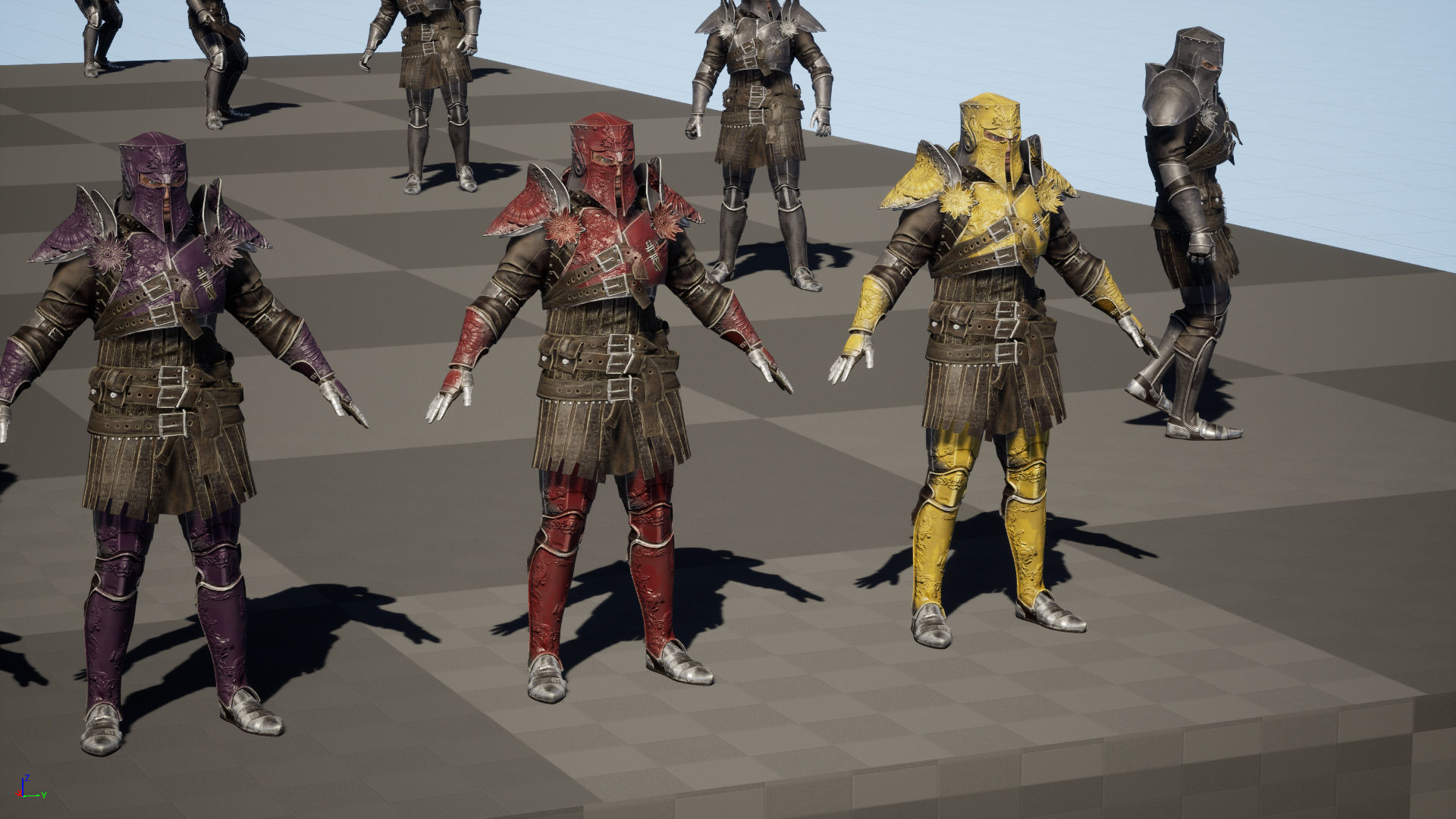 NPC Knight 8 Low-poly 3D model_39