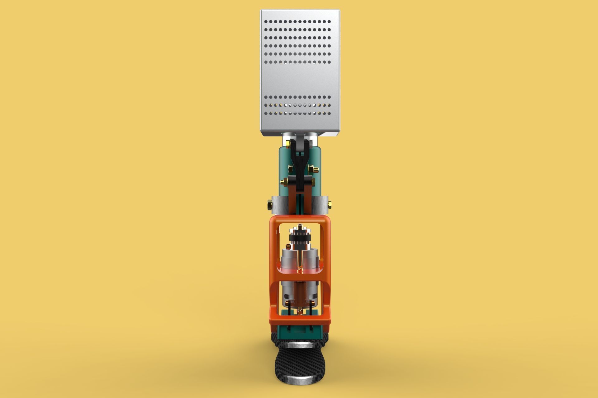 POWERED ANKLE-KNEE PROSTHESIS ROBOTIC MECHANICAL LEG PROSTHETIC 3D model_6