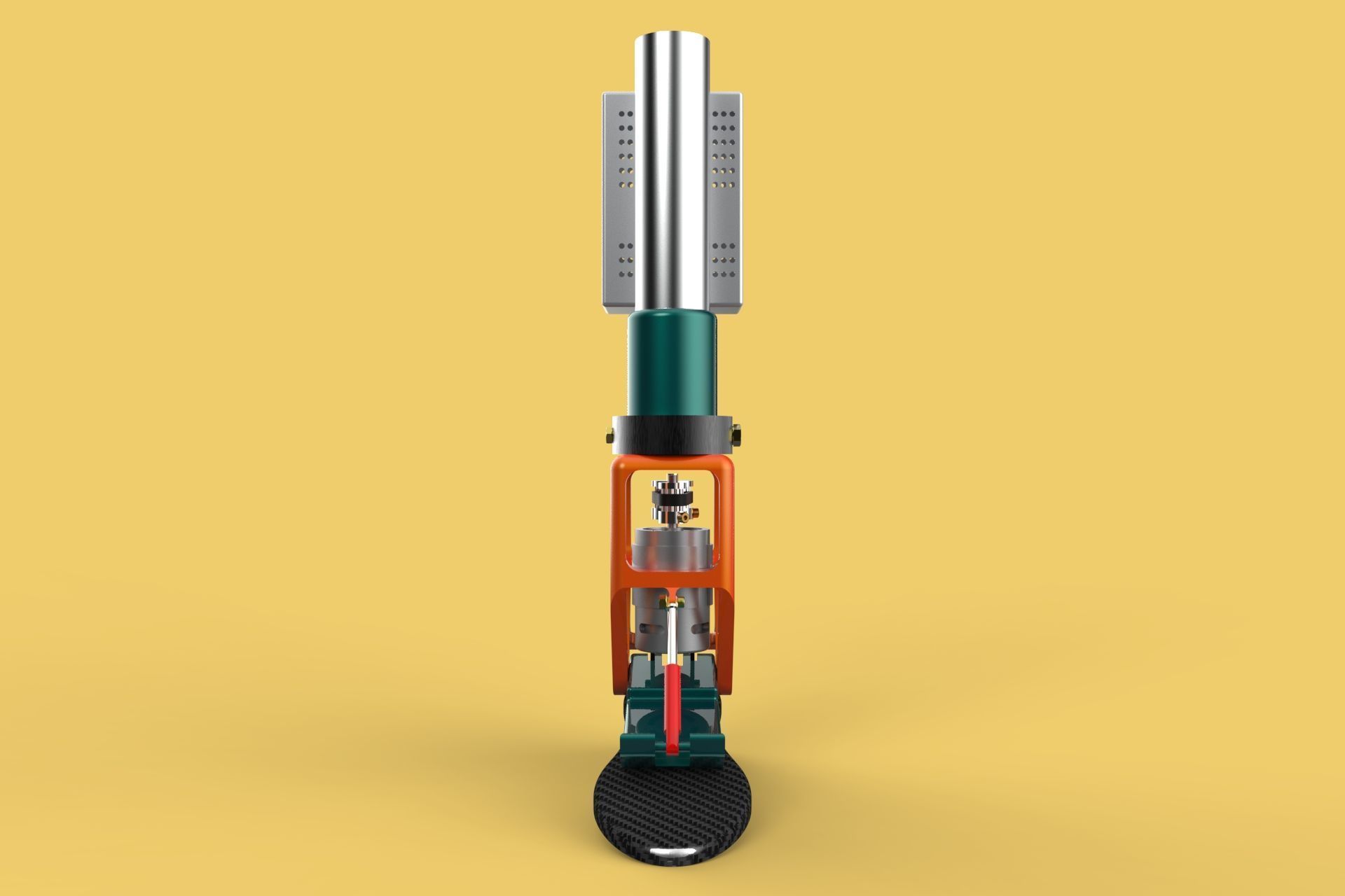 POWERED ANKLE-KNEE PROSTHESIS ROBOTIC MECHANICAL LEG PROSTHETIC 3D model_7