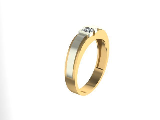 men ring 3D print model_6