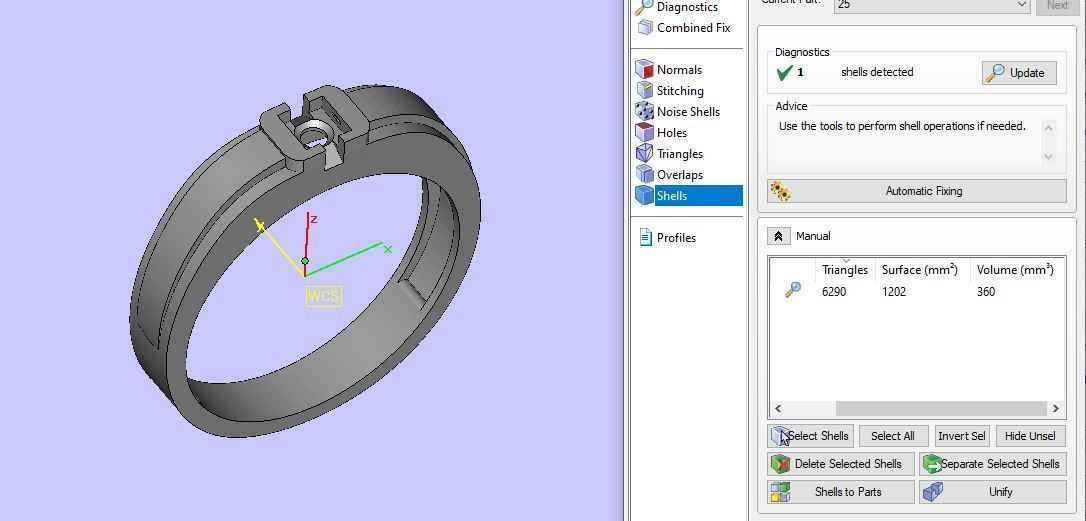men ring 3D print model_23